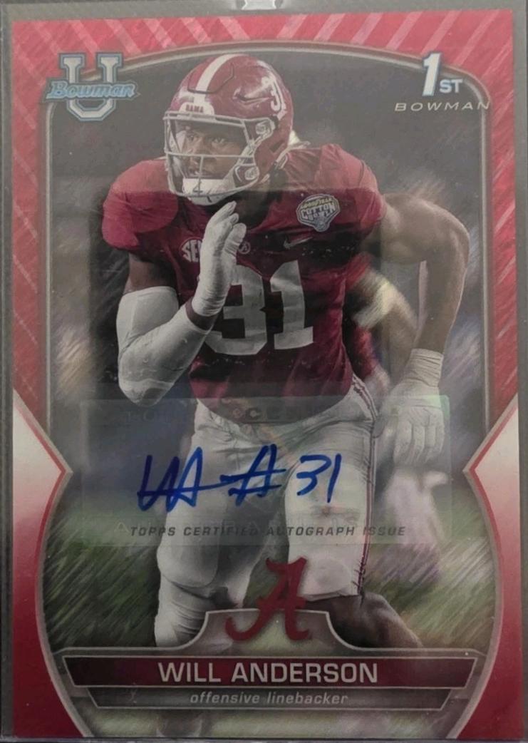 Will Anderson [Autograph Red] #52