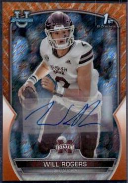 Will Rogers [Autograph Orange Shimmer] #46