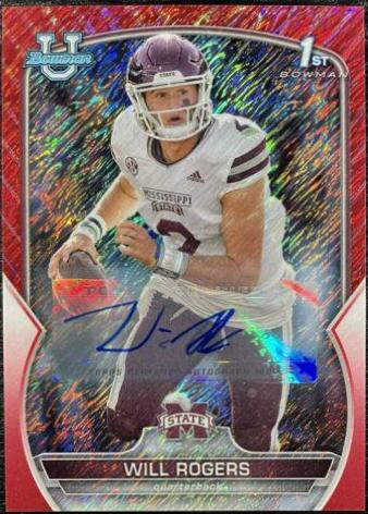 Will Rogers [Autograph Red Shimmer] #46