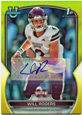 Will Rogers [Autograph Yellow] #46