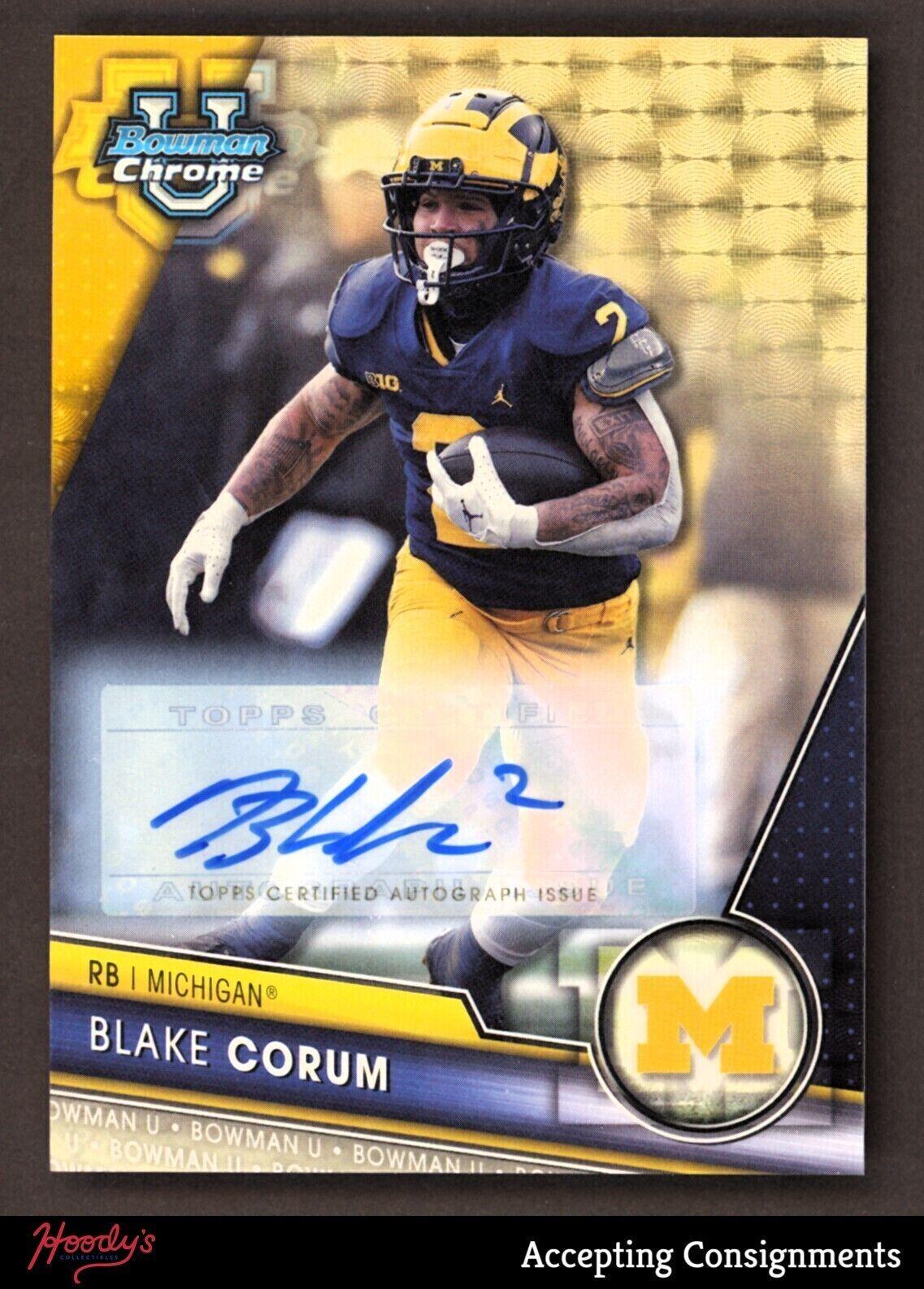 Blake Corum [Autograph Superfractor] #182