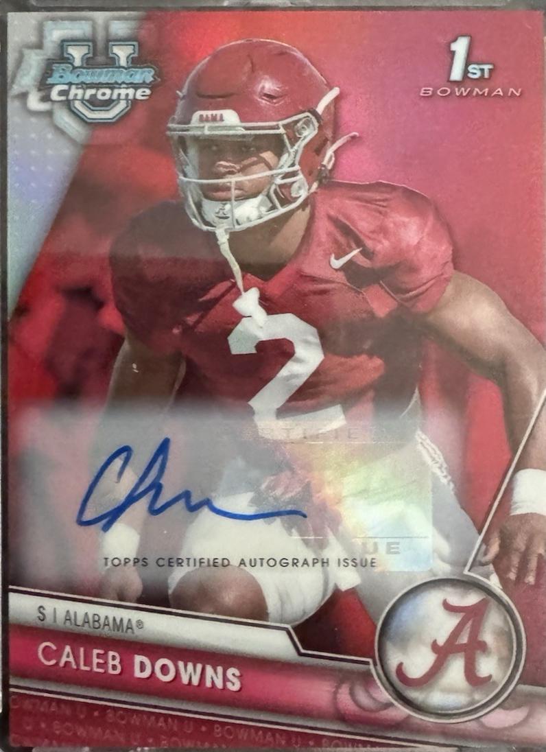 Caleb Downs [Autograph Red] #49