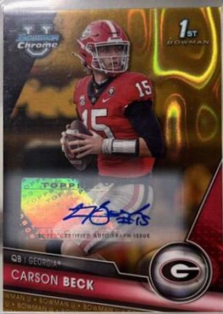 Carson Beck [Autograph Gold Lava] #44