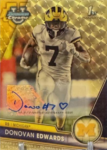 Donovan Edwards [Autograph Superfractor] #42