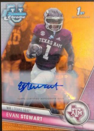 Evan Stewart [Autograph Orange] #144