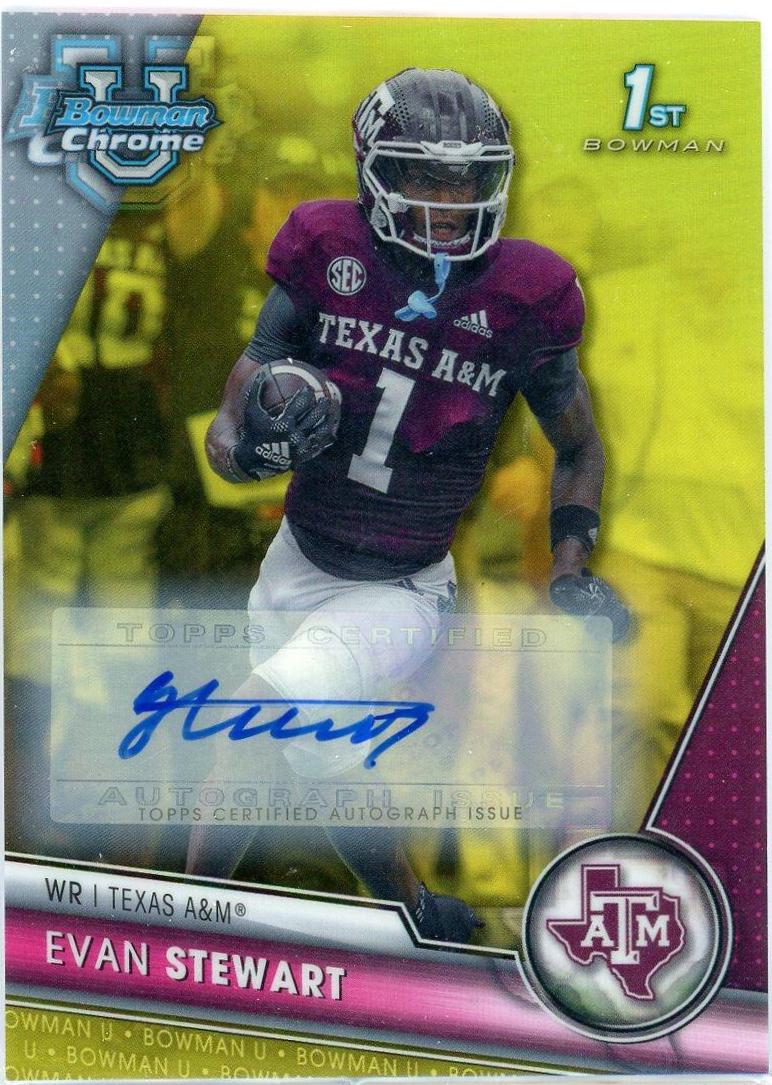 Evan Stewart [Autograph Yellow] #144