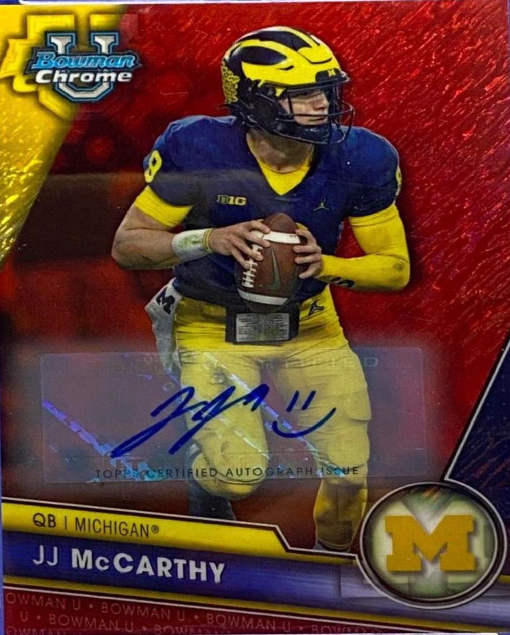 JJ McCarthy [Autograph Red] #124
