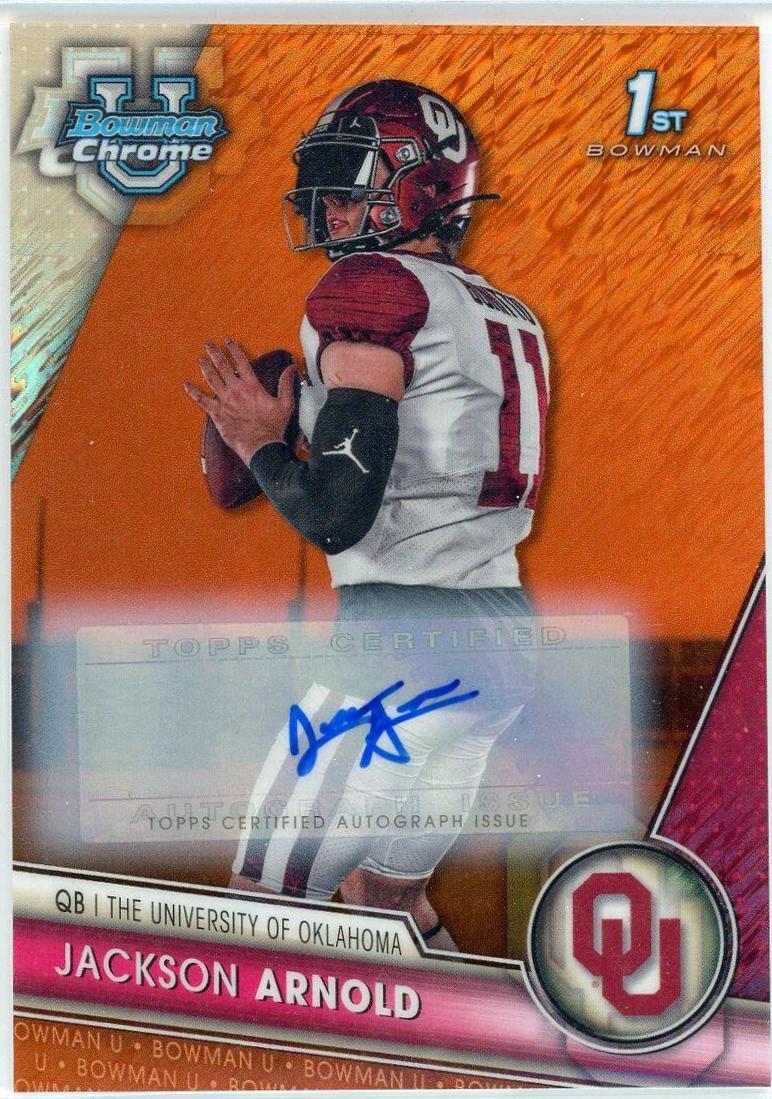 Jackson Arnold [Autograph Orange Shimmer] #102