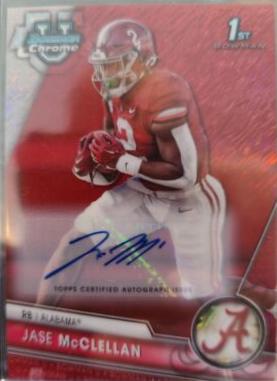 Jase McClellan [Autograph Red Shimmer] #75