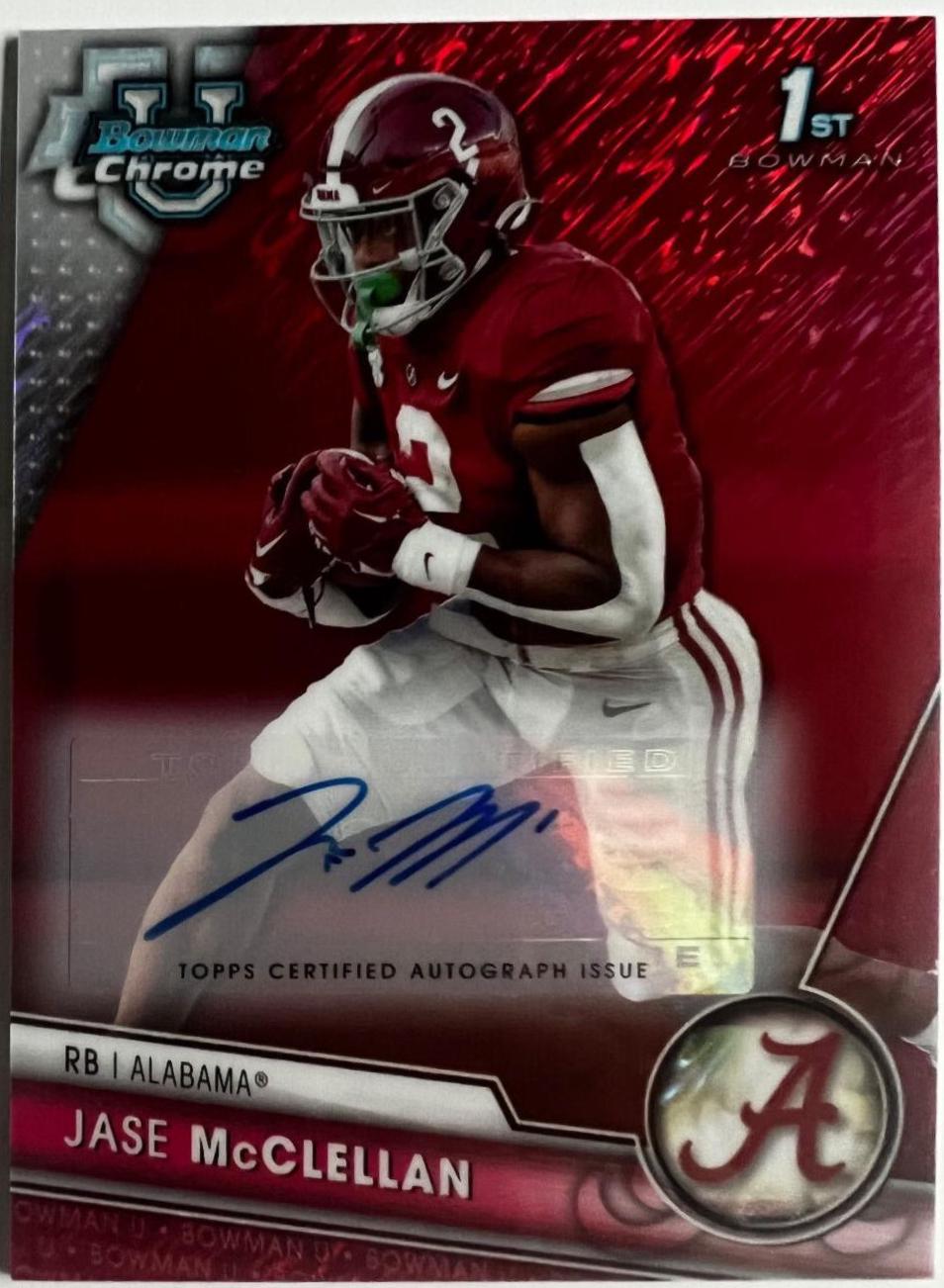 Jase McClellan [Autograph Red] #75
