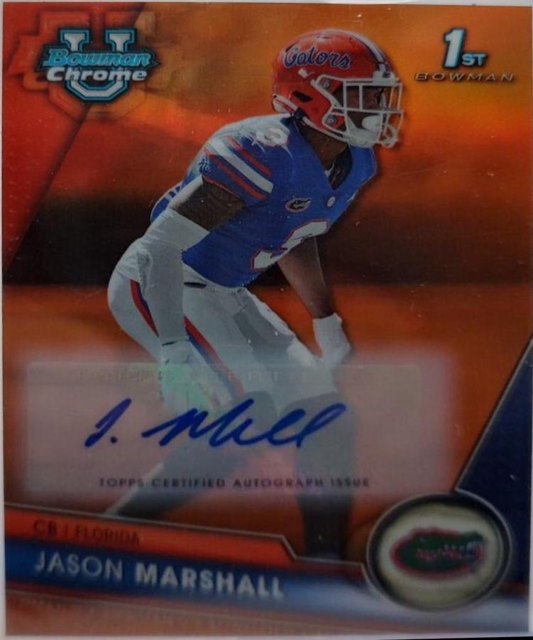 Jason Marshall [Autograph Orange] #18