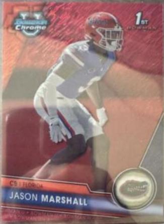 Jason Marshall [Autograph Red Shimmer] #18