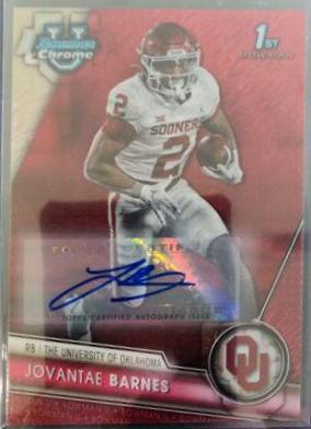Jovantae Barnes [Autograph Red Shimmer] #196