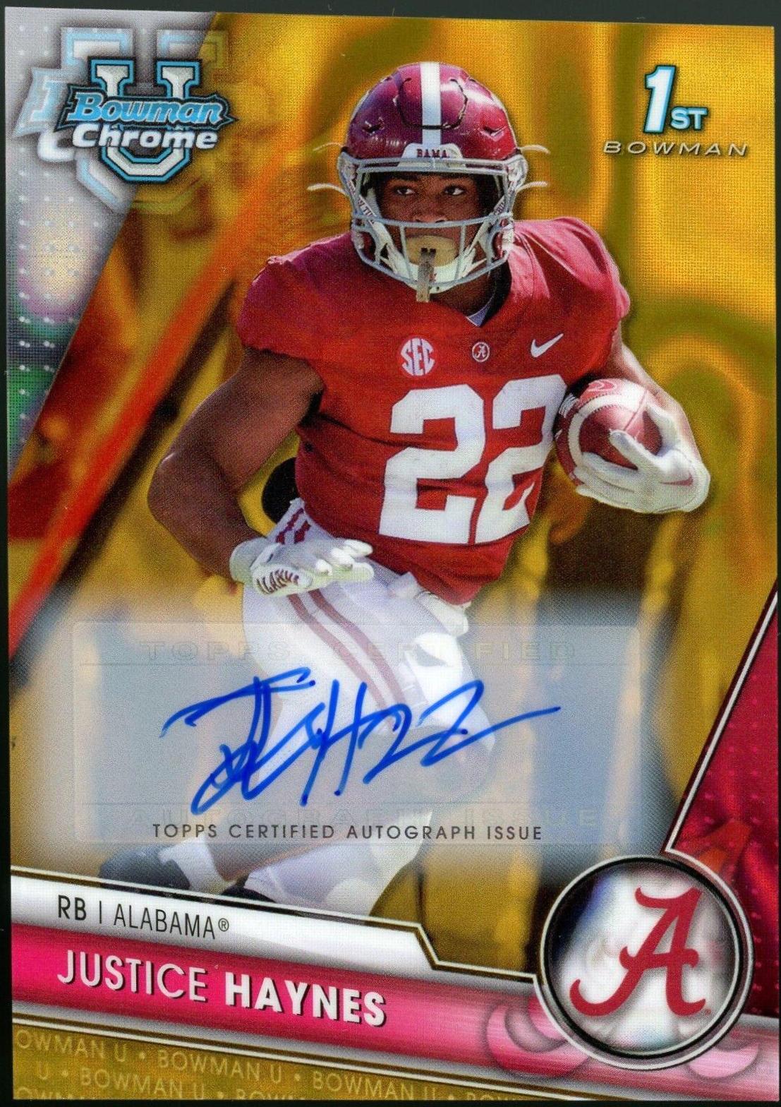 Justice Haynes [Autograph Gold Lava] #85