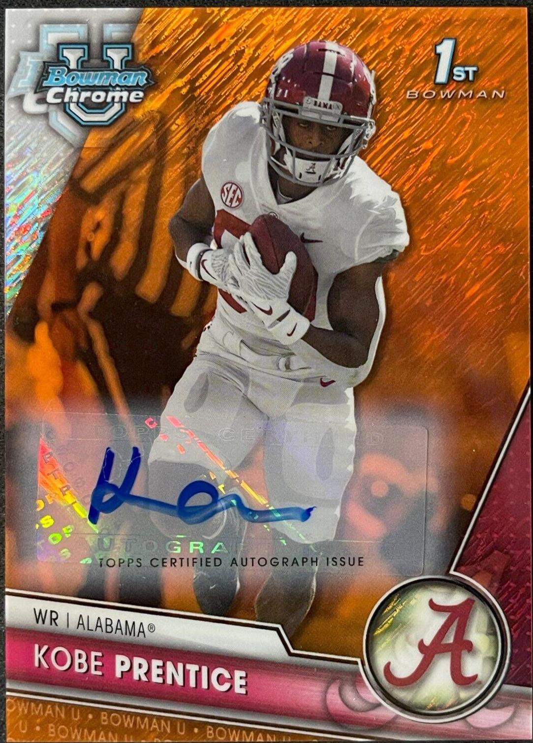 Kobe Prentice [Autograph Orange Shimmer] #53