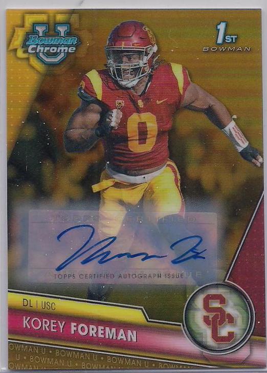 Korey Foreman [Autograph Gold] #190