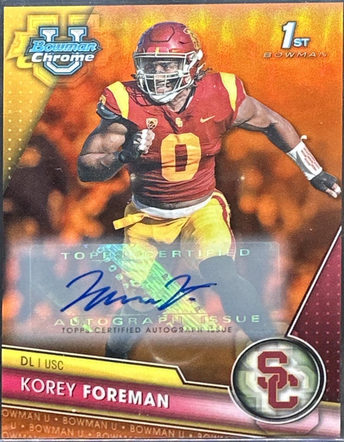 Korey Foreman [Autograph Orange] #190