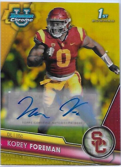 Korey Foreman [Autograph Yellow] #190