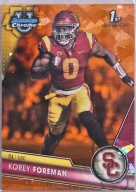 Korey Foreman [Sapphire Orange] #190