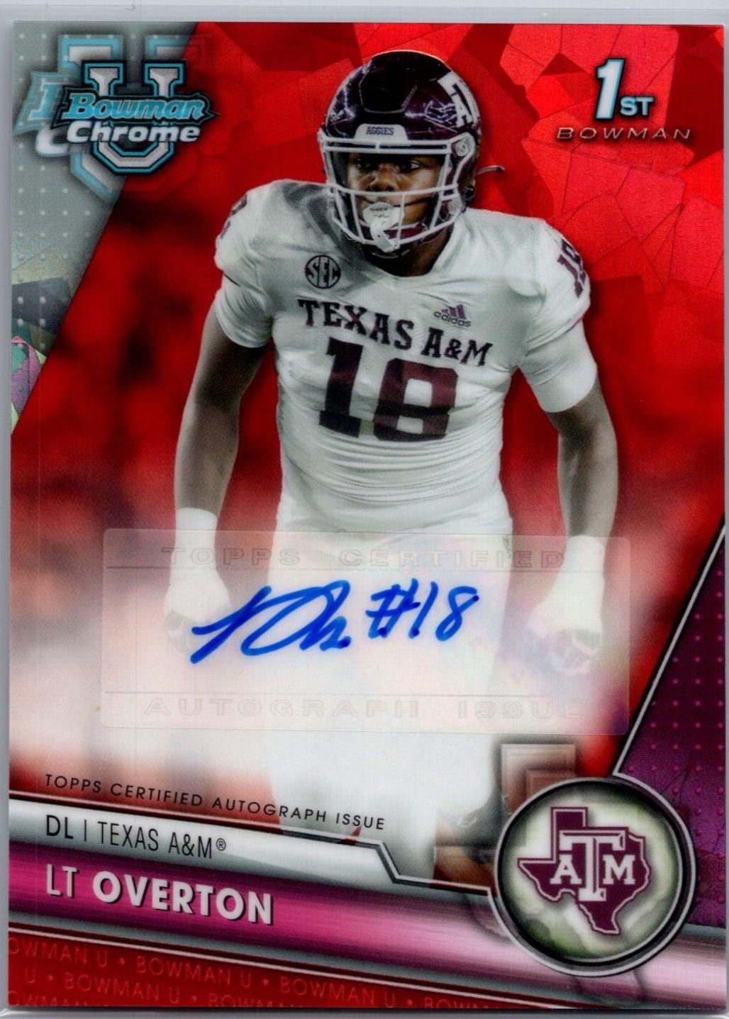 LT Overton [Autograph Red] #139