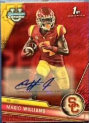 Mario Williams [Autograph Red Shimmer] #184