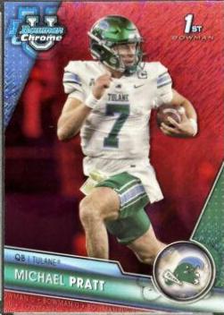 Michael Pratt [Autograph Red Shimmer] #89
