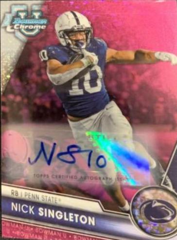 Nick Singleton [Autograph Fuchsia Mini Diamond] #114