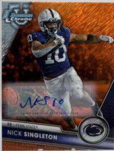 Nick Singleton [Autograph Orange Shimmer] #114