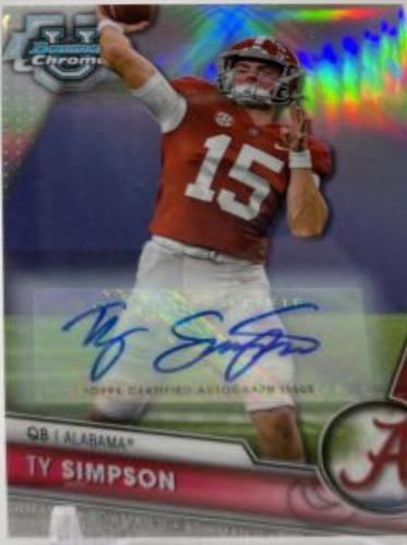 Ty Simpson [Autograph Refractor] #23