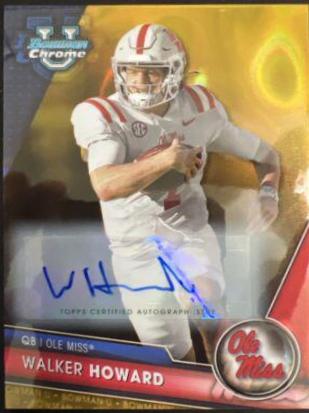 Walker Howard [Autograph Gold Lava] #78