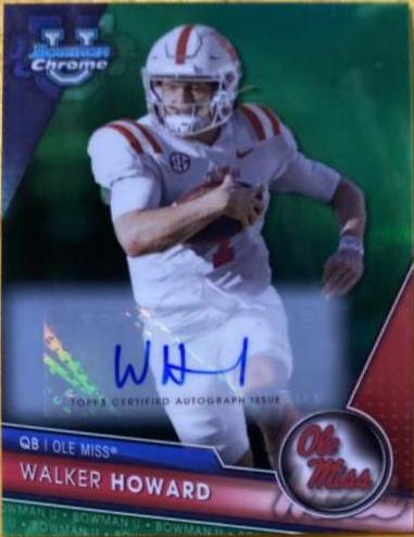 Walker Howard [Autograph Green] #78