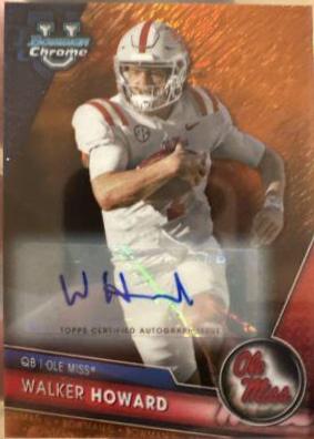 Walker Howard [Autograph Orange Shimmer] #78