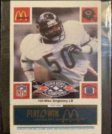 Mike Singletary [Blue] #50