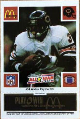 Walter Payton [Black] #34