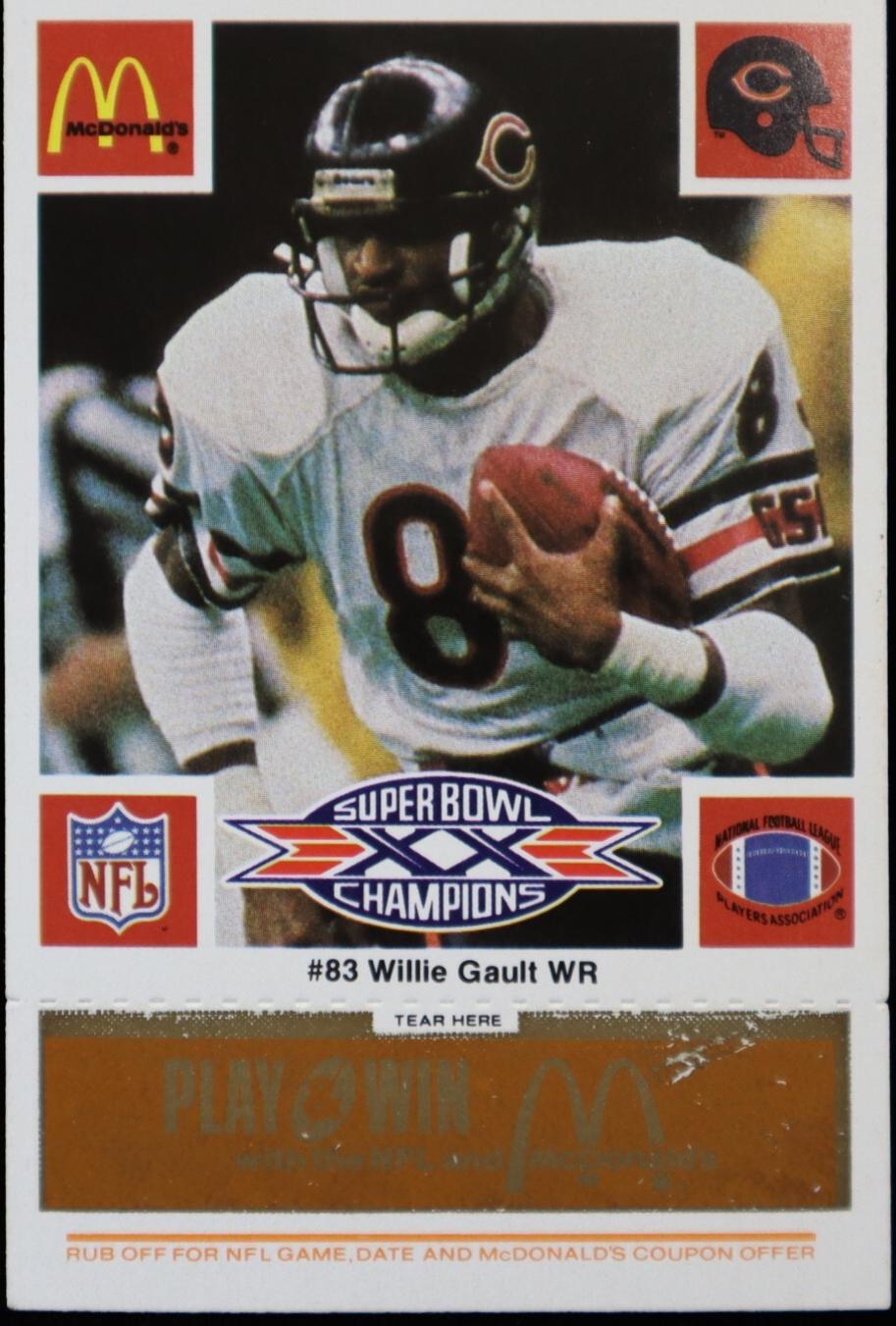Willie Gault [Gold] #83