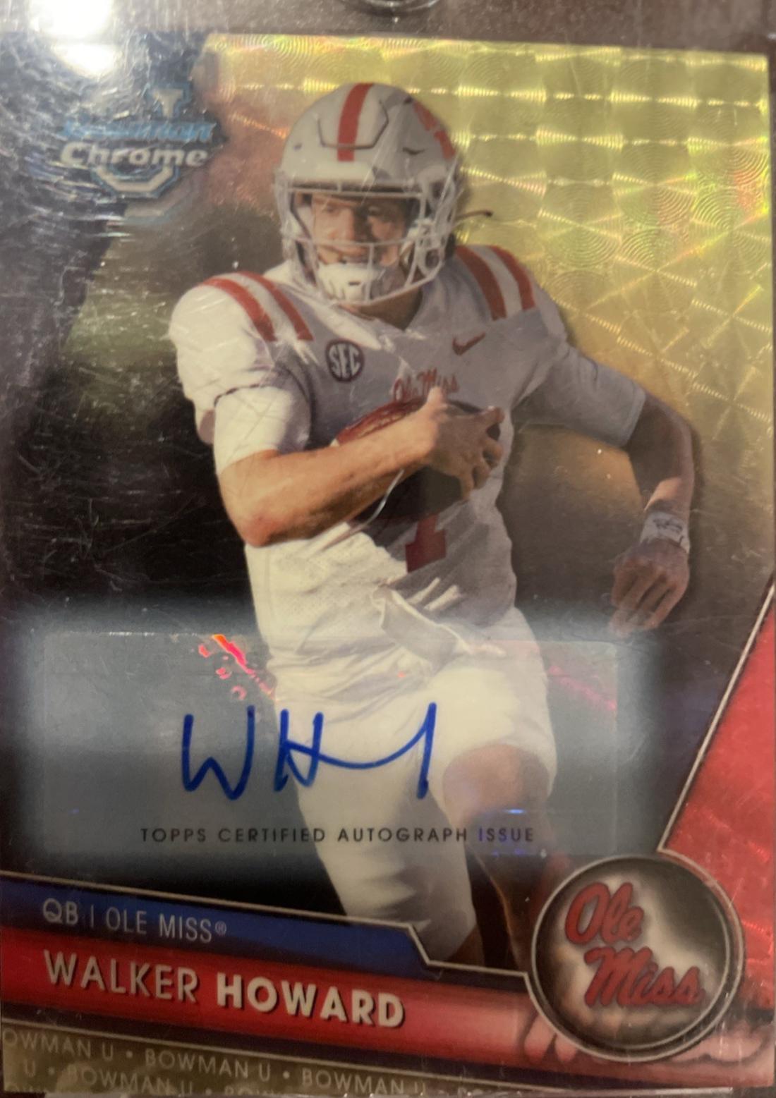 Walker Howard [Autograph Superfractor] #78