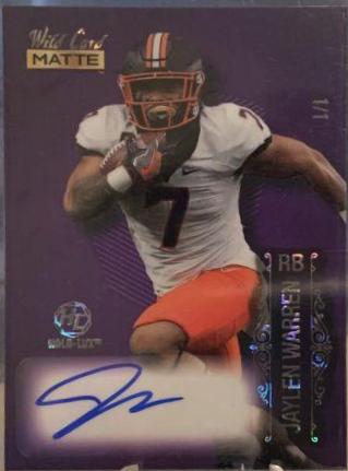 Jaylen Warren [Purple Special Foil One] #MB-A