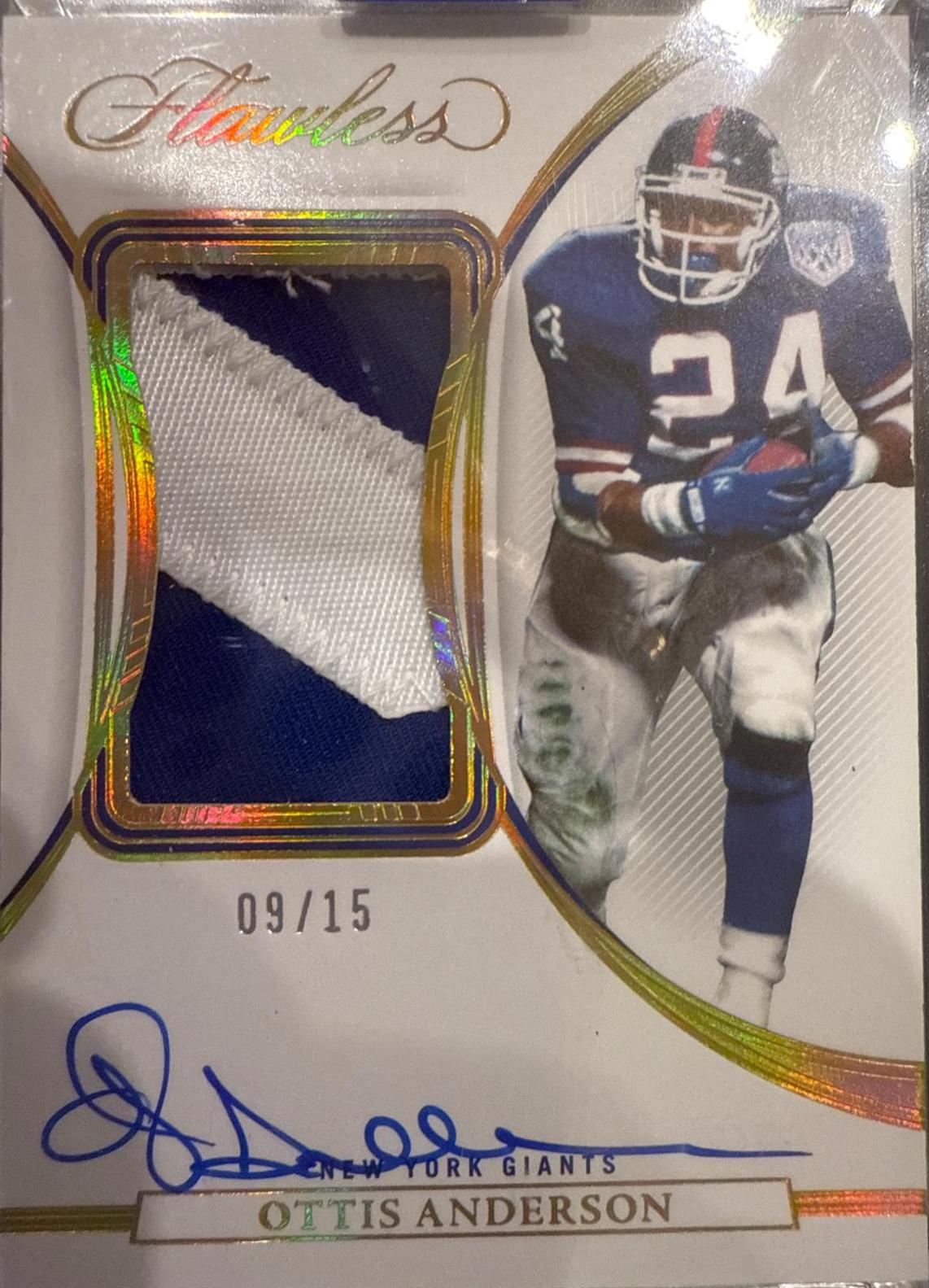 Ottis Anderson [Patch Autograph] #PA-OA