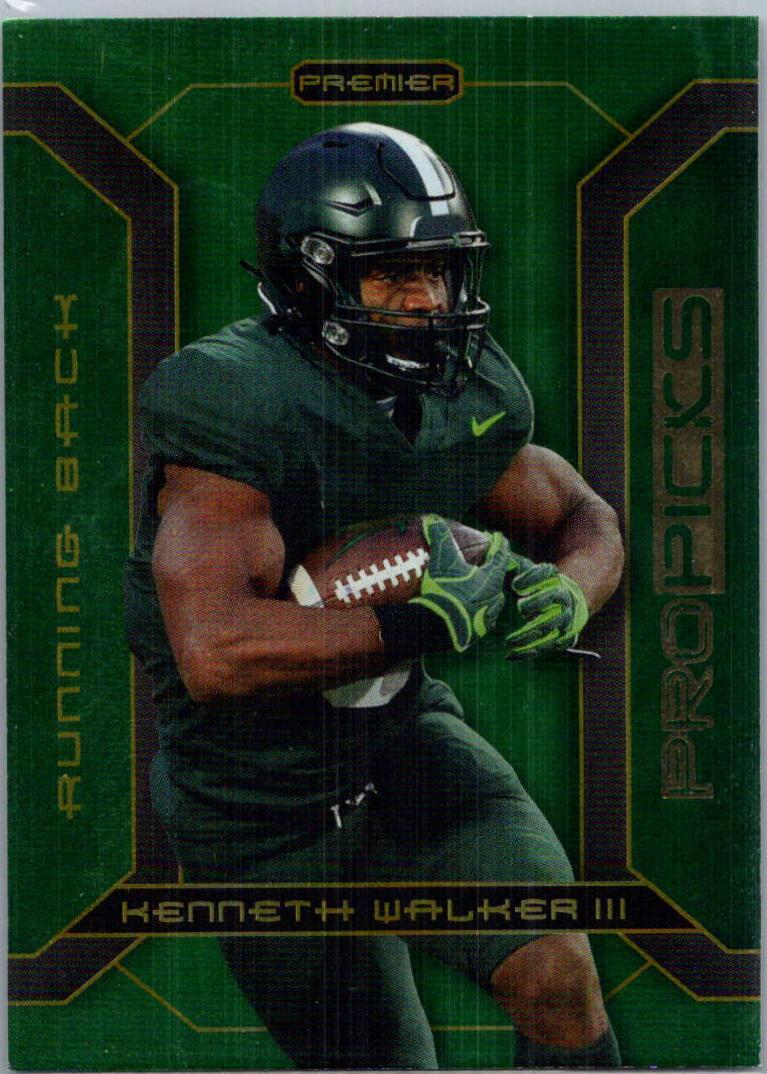 Kenneth Walker III [Green Foil] #PP-19