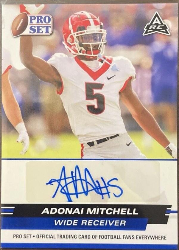 Adonai Mitchell [Blue] #PSA-AM1