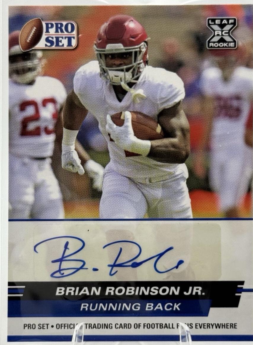 Brian Robinson Jr. [Blue] #PSA-BRJ