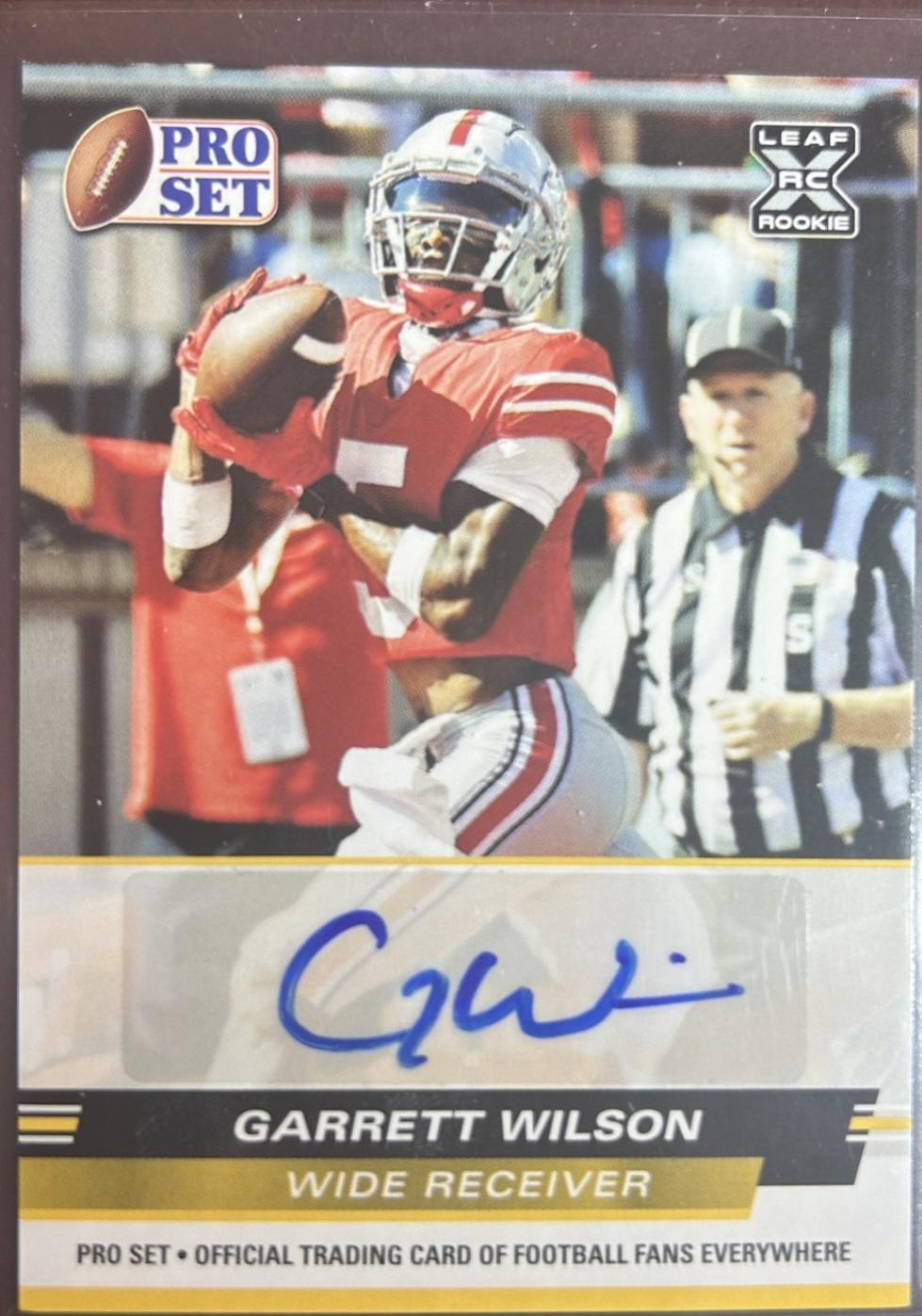 Garrett Wilson [Gold] #PSA-GW1