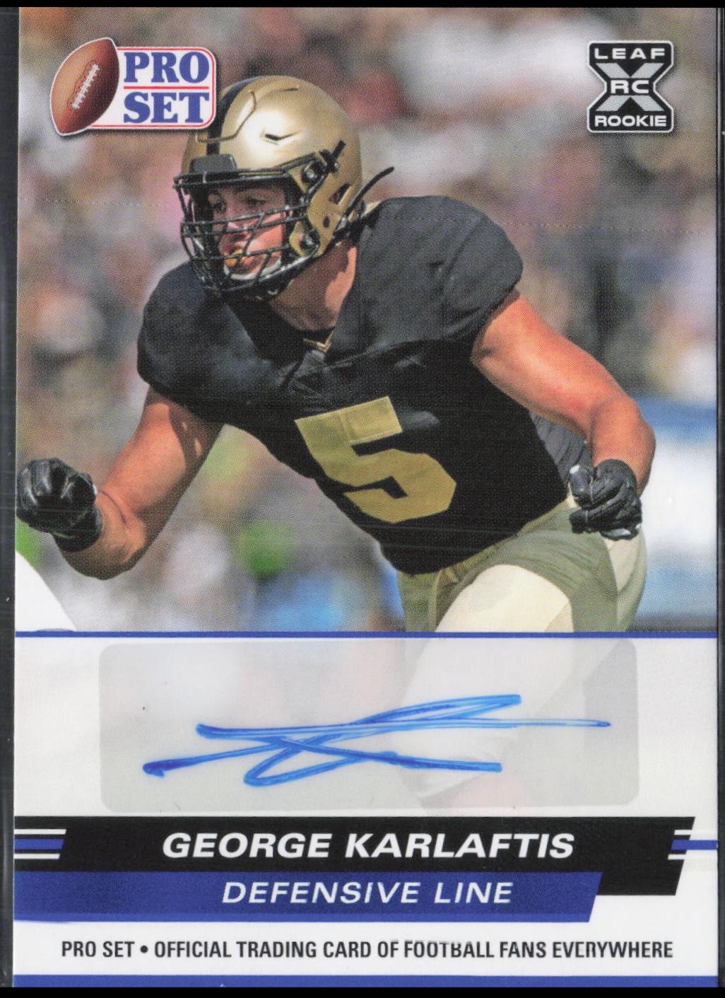 George Karlaftis [Blue] #PSA-GK1