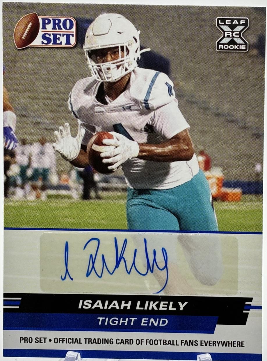 Isaiah Likely [Blue] #PSA-IL1