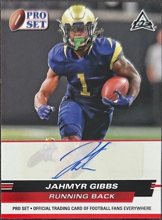 Jahmyr Gibbs [Red] #PSA-JG1