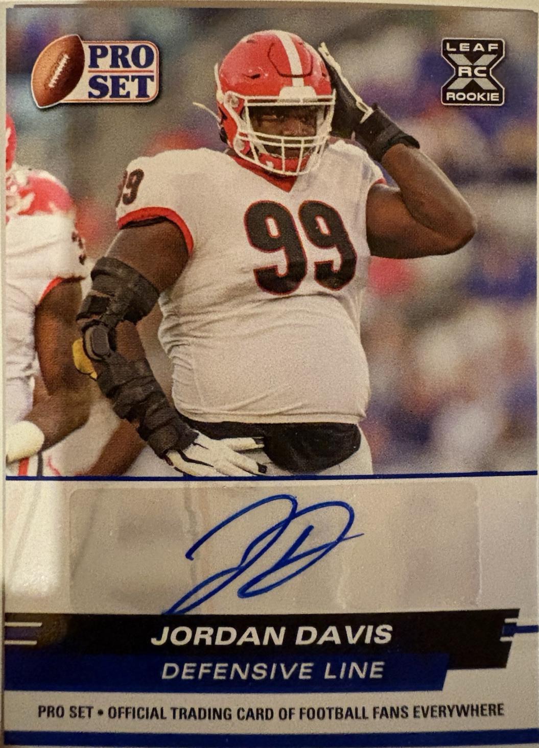 Jordan Davis [Blue] #PSA-JD2