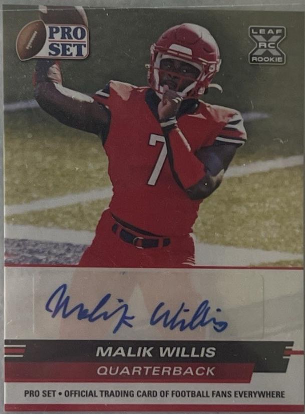Malik Willis #PSA-MW4