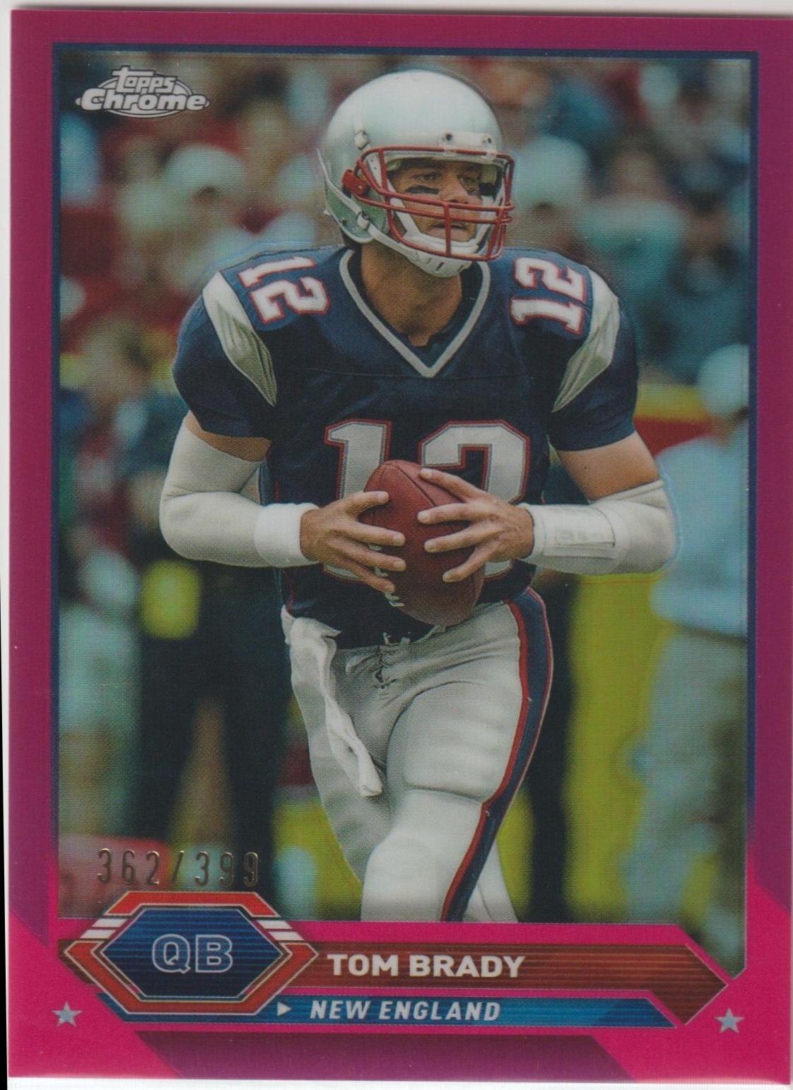 Tom Brady [Pink Refractor] #14