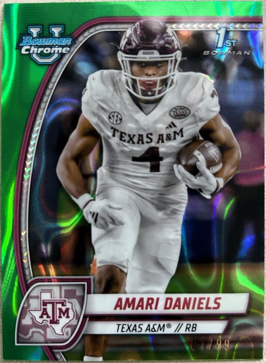 Amari Daniels [Green Lava Refractor] #11