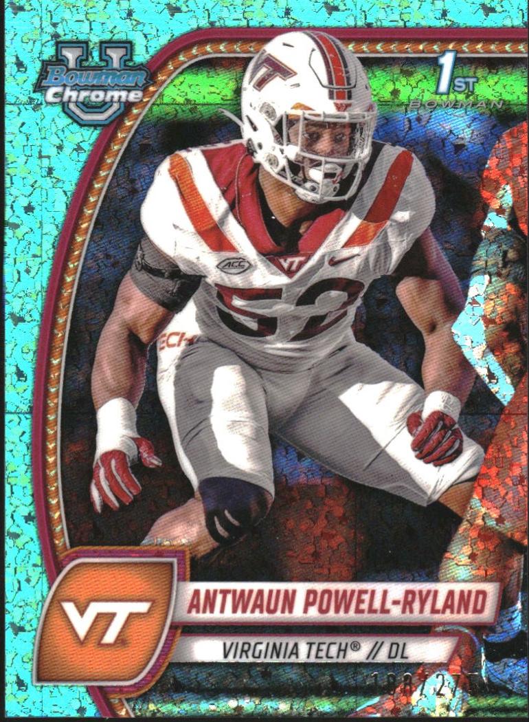 Antwaun Powell-Ryland [Aqua Mini Diamond Refractor] #15